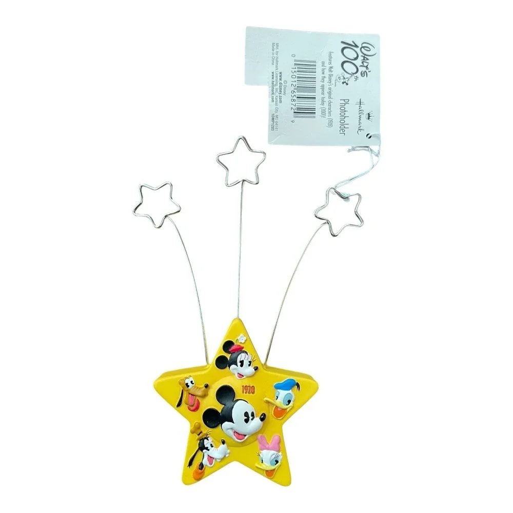 Walt Disney 100th Star Photo Holder Mickey‎ & Minnie Mouse Hallmark 2001